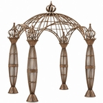 10ft. Round Iron Emperor Garden Gazebo - Copper Bronze 10ft. Round Iron Emperor Garden Gazebo - Copper Bronze