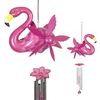12" Large Flamingo Whirligigs Windchime