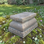 12" Tall Magnesium Pedestal (for Lions and more) - Antique Bronze