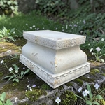 12" Tall Magnesium Pedestal (for Lions and more) - Antique Grey