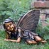 13" Olivia Garden Fairy - Antique Bronze
