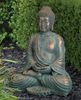 16" Buddha Statue - Copper Patina
