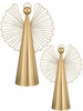 16" Metallic Gold Angel Decor (Set of 2)