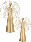 16" Metallic Gold Angel Decor (Set of 2)