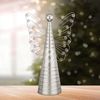 16" Metallic Silver Angel Decor (Set of 2)
