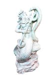 16" Poseidon Statue - Antique White