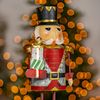 17" Metal Nutcracker Figurine w/Gifts "Nikolai"