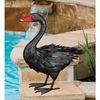 18" Black Swan Decor (Set of 2)