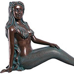 30" Sexy "Nerissa" Sea Mermaid - Verde Bronze