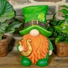 18" Shamrock Garden Gnome - Red Beard Horseshoe