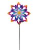 19" Solar Fiber Flower Wind Spinner