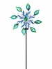 19" Solar Fiber Peacock Wind Spinner