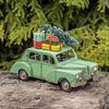 1940s Classic Style Car w/Christmas Tree & Gifts