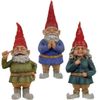 32" Toad Hollow Gnomes (Set of 3)