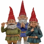 32" Toad Hollow Gnomes (Set of 3)