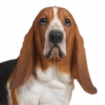 21" Basset Hound Dog "Ultra Realistic"
