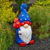 21" Patriotic Garden Gnome - Balloons