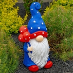 21" Patriotic Garden Gnome - Balloons