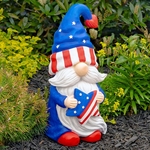 21" Patriotic Garden Gnome - Big Star