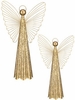 22" Contempo Gold Angel Decor (Set of 2)