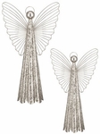 22" Contempo Silver Angel Decor