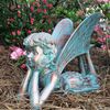 14" Dreamer Garden Fairy - Bronze Patina