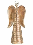 22" Gold Flame Angel Decor