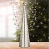 22" Metallic Silver Angel Decor