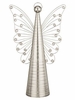 22" Metallic Silver Angel Decor