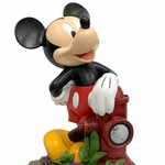 22" Mickey Mouse w/Solar Fire Hydrant