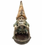 22" Vintage Gnome w/Basket Planter 22" Vintage Gnome w/Basket Planter