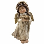 22" Vintage-Style Angel w/Flowers "Gloria" 22" Vintage-Style Angel w/Flowers "Gloria"