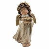 22" Vintage-Style Angel w/Flowers "Gloria"