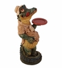 23" Crocodile Butler Decor