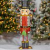 23" Metal Nutcracker Figurine w/Drum "Hans"
