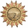 24" Copper Mosaic Sun Wall Decor