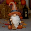 24" Fall Halloween Garden Gnome w/Broom