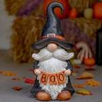 24" Halloween Garden Gnome with "BOO" Sign 24" Halloween Garden Gnome with "BOO" Sign