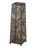 24" Solar Leaf Patio Shadow Lantern