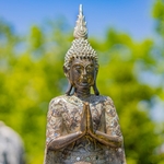 25" Standing Thai Buddha Statue