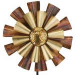 26" Copper Flame Wind Spinner 26" Copper Flame Wind Spinner
