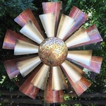 26" Copper Flame Wind Spinner