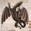 28" Bronze Dragon Decor - Dual Function