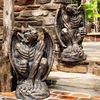 28" Gargoyle Statues (Set of 2) - Antique Bronze