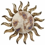 29" Champagne Sun Wall Decor