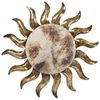 29" Champagne Sun Wall Decor