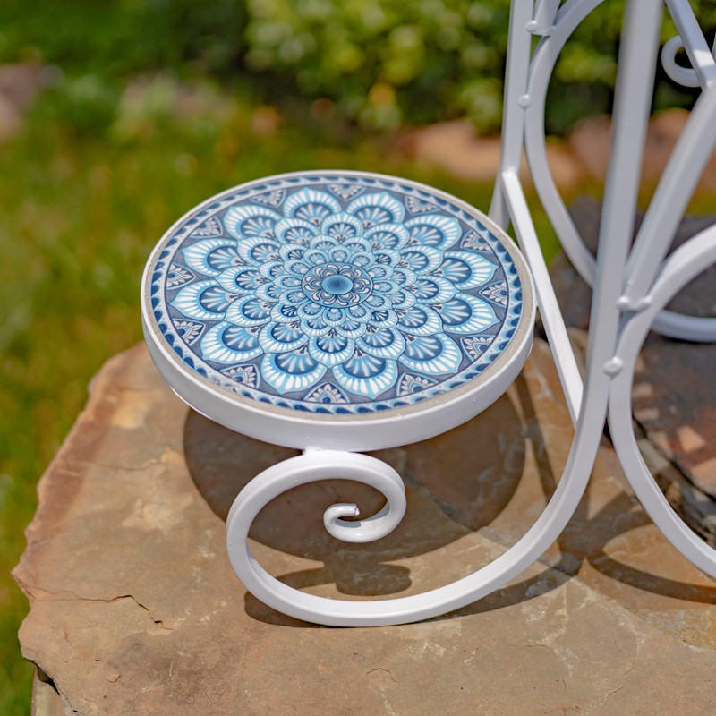 Three Tier Mosaic Plant Stand - Seattle only $164.99 at Garden Fun