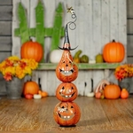 31" Halloween Pumpkins Totem Tower (Set of 2) 31" Halloween Pumpkins Totem Tower (Set of 2)
