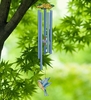 32" Floral Bluebird Wind Chime
