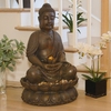 33" Buddha Zen Fountain w/LED Lights